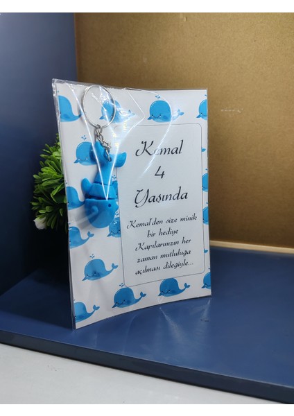 Balık Temalı Kartlı Anahtarlık Hediyelik 15 x 10 cm Kart (25 Adet ) fiyatları