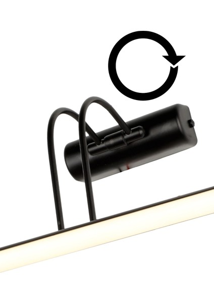 Şık Siyah Ledli Aplik, modern ve estetik aydınlatma çözümü, alüminyum materyal fırsatları