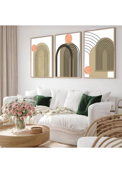 Harikabirev|bohem Soft Model 04 Ahşap Çerçeveli Mdf Tablo|ahkrfz