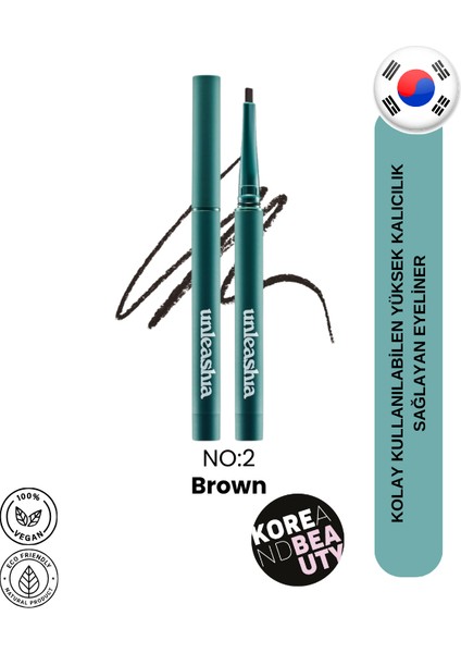 Easy Glide Flat Eyeliner 02 Mood Brown | Kolay Sürümlü Eyeliner