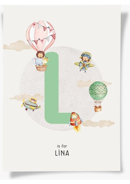 Baby Girl Letter | Çocuk Odası Tablo
