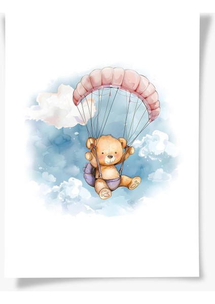Flying Bear | Çocuk Odası Tablo