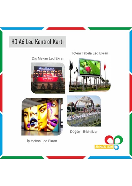 Hd A6L LED Kontrol Kartı fırsatları