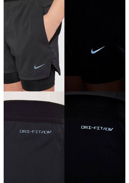 Multi Tech Dri Fit Adv Genç Çocuk 2in Taytlı Antrenman Şortu Siyah fırsatları