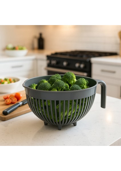 Çok Amaçlı Mikser ve Süzgeç Kabı | Pratik Saplı Tasarım fiyatları