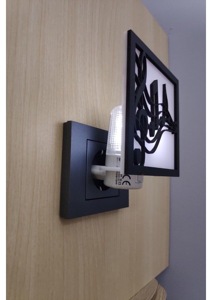 Modern Siyah Kablosuz Priz Aplik, Kolay Montaj, Çok Amaçlı Kullanım fiyatları