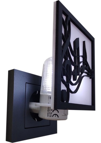 Modern Siyah Kablosuz Priz Aplik, Kolay Montaj, Çok Amaçlı Kullanım fırsatları