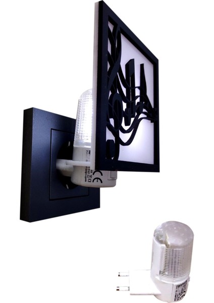 Modern Siyah Kablosuz Priz Aplik, Kolay Montaj, Çok Amaçlı Kullanım indirimleri