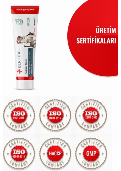 Urinary Paste Kedi ve Köpekler İçin Şeker İlavesiz Uriner Sistem Destekleyici Premium Malt Paste 100 gr indirimleri