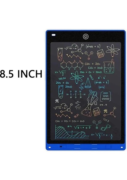 Yeni 8.5 " /12" Çizim Tahtası LCD Tablet Yazma Montessori Eğitim ı Öğrenci Sihirli Blackboard Noel Mavi 8.5 Inç (Yurt Dışından)