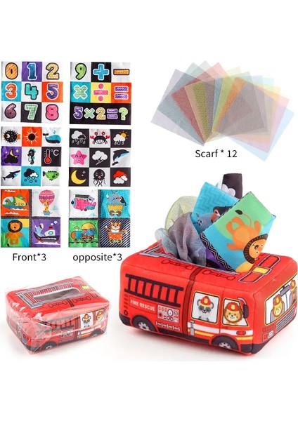 Bebek Doku Kutusu Montessori Eğitim ı Toddler Parmak Egzersizi Için Renkli Yumuşak Duyusal Oyuncak Pomma Ipek Fular 0-18MCOLOR 115-72 (Yurt Dışından)