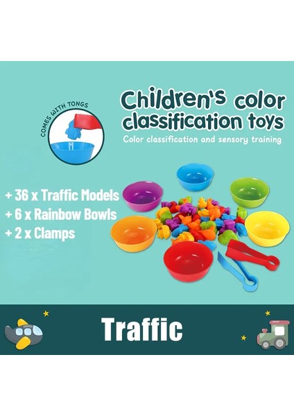 lar Eşleşen Oyun Eğitim ı Öğrenin Hayvan Biliş Gökkuşağı Sıralama Ince Motor Eğitimi Montessori Duyusal Bulmaca Oyuncak Kilo Vahşi Hayvan 36 Pcs (Yurt Dışından)