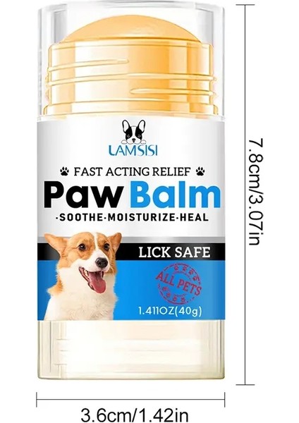 1pc Köpek Burun ve Pençe Balsamı Köpek Pençe Krem ​​kediler Köpekler Evcil Hayvan Aksesuarları C (Yurt Dışından)