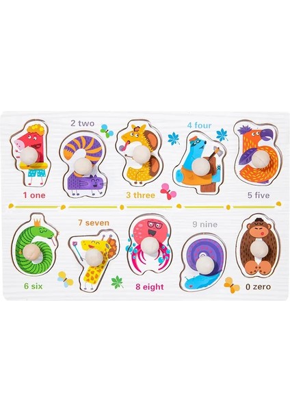 Montessori Bebek Ahşap 1 2 3 Yıl lar El Kapat Bulma Bulmaca Oyunu Toddler Ince Motor Becerileri Eğitim ı 400693 14X23CM (Yurt Dışından)