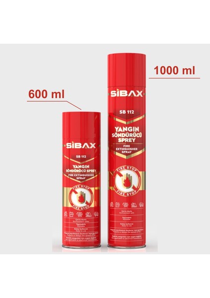 Yangın Söndürü Sprey Köpük Sibax