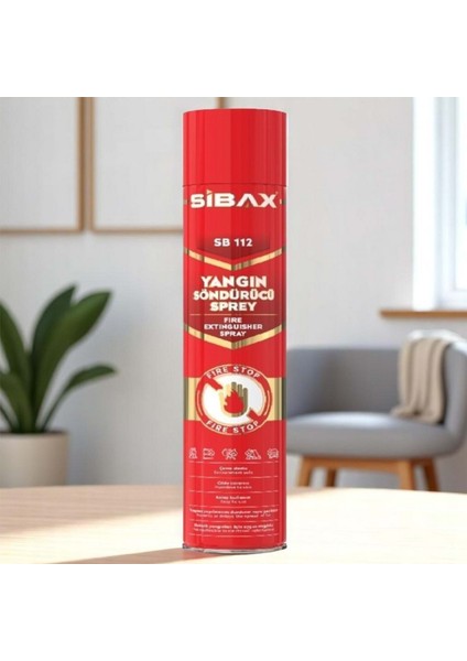 Yangın Söndürü Sprey Köpük Sibax