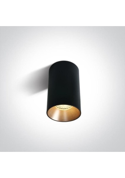 7 Watt Beyaz Işık GU10 Ledli, 10 cm , Alüminyum Kasa Sıva Üstü Dekoratif Tavan Armatürü, LED Aplik