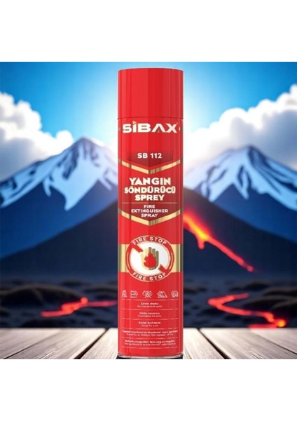 Yangın Söndürü Sprey Köpük Sibax modelleri
