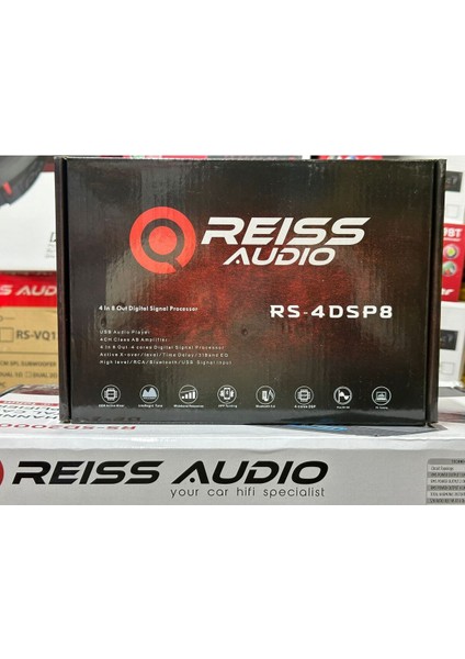 Rs-4dsp8 8 Kanal Işlemci + 4 Kanal Amfi Bluetooth Uzaktan Kumanda modelleri