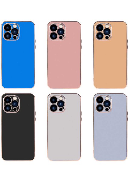 Apple iPhone 13 Pro Kılıf Rntc Viyana Kapak-Gold