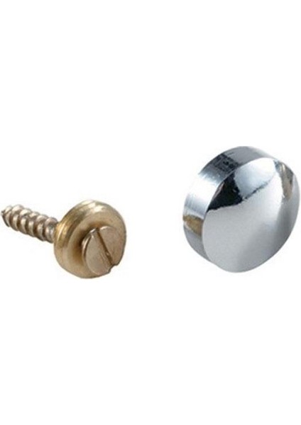 Dekoratif Vida Kapağı Parlak Krom 20MM - 10 Adet