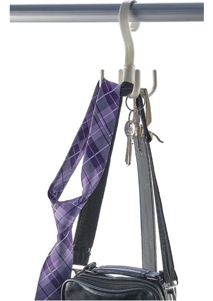 Pratik 4 Askılı 360 Derece Hareketli Dolap Içi Aksesuar Askısı Mutfak Banyo Askısı fiyatları