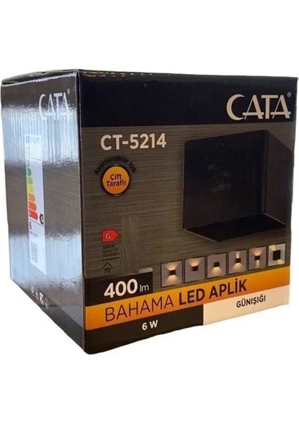 6W Bahama LED Aplik (Dış Mekan)(Ayarlanabilir