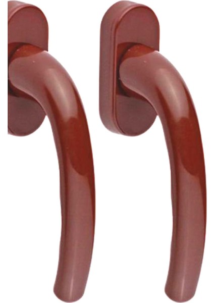 Tool 2 Parça Kahverengi Pvc Pencere Kolu (5067)