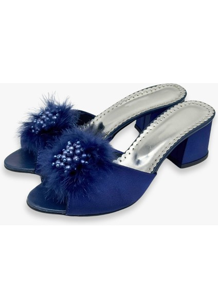 Kadın Tüylü ve Taşlı Şık Günlük Ev Terliği Çeyiz Terliği Süslü Doğum Misafir Gelin Terliği modelleri