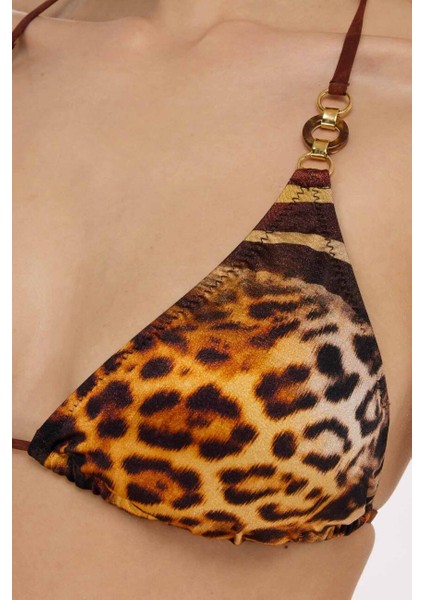 5641 Leopar Desenli Bikini Takımı fırsatları