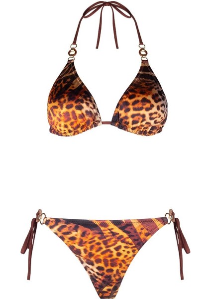 5641 Leopar Desenli Bikini Takımı indirimleri