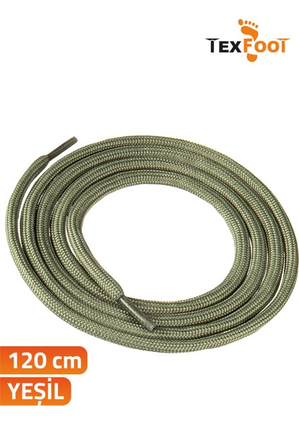 Yuvarlak Polyester Spor Ayakkabı ve Bot Bağcığı