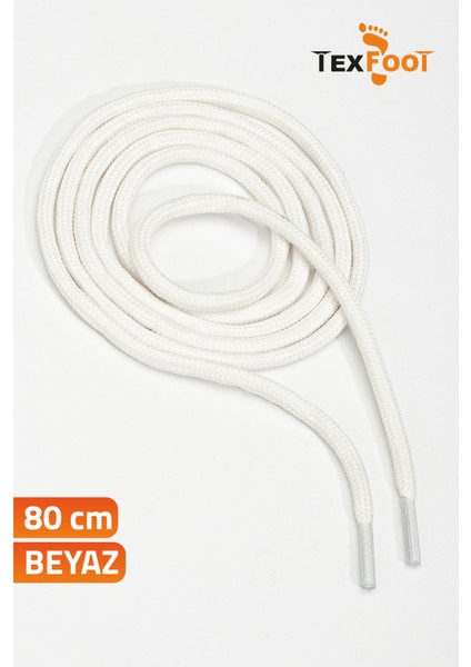 Yuvarlak Polyester Spor Ayakkabı ve Bot Bağcığı