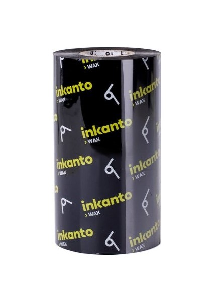 Wax Ribon 300 mt x 80 mm "inkanto", Premium Wax Ribon. Barkod Yazıcı Kartuşu.