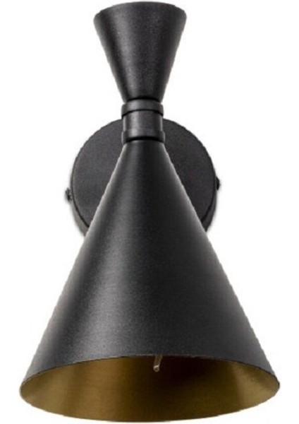 Rıolight Retro,vintage,rustik Siyah 1 x E27 Duylu Yatak Başı Metal Duvar Aplik Not:1 Adet Fiyatıdır.