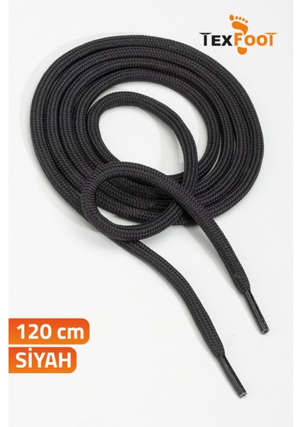 Yuvarlak Polyester Spor Ayakkabı ve Bot Bağcığı