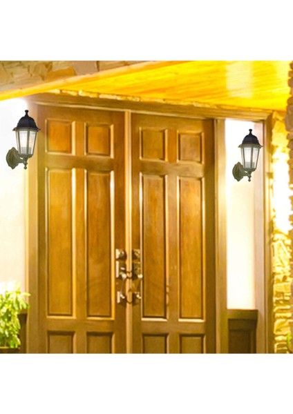 Modern Siyah Optik Altıgen Aplik, Cam Duy E27 ile şık aydınlatma seçeneği