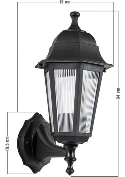 Modern Siyah Optik Altıgen Aplik, Cam Duy E27 ile şık aydınlatma seçeneği fırsatları