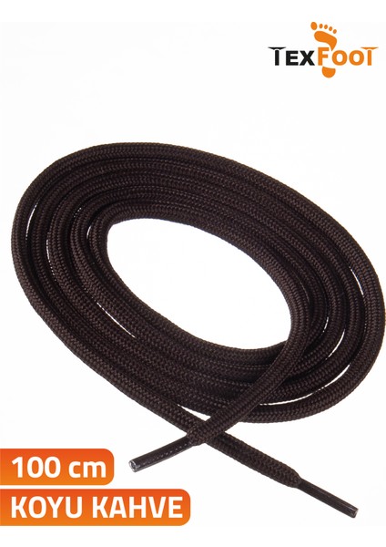 Yuvarlak Polyester Spor Ayakkabı ve Bot Bağcığı