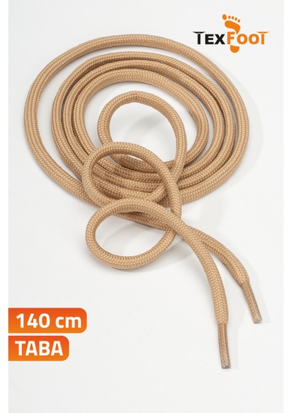 Yuvarlak Polyester Spor Ayakkabı ve Bot Bağcığı