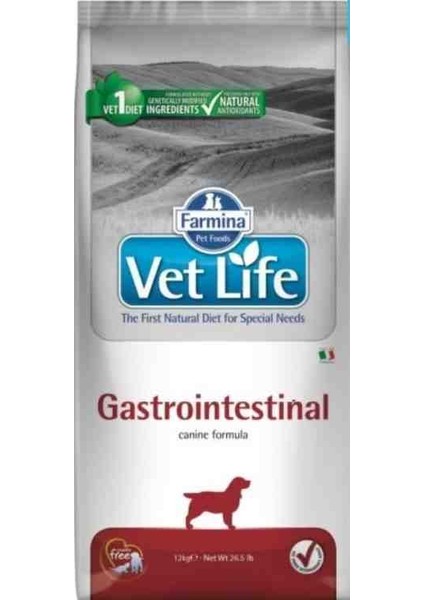 Vetlife Natural Diet Dog Gastrointestinal 12KG