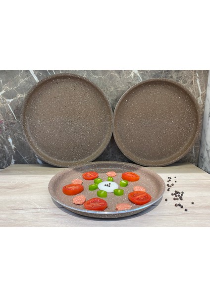 3’lü Granit Pizza Tepsi