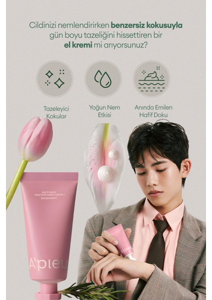 Shea Yağı İçeren Nemlendirici El Kremi A'Pıeu Juicy Pang Perfume Hand Cream (Rosemary) fiyatları