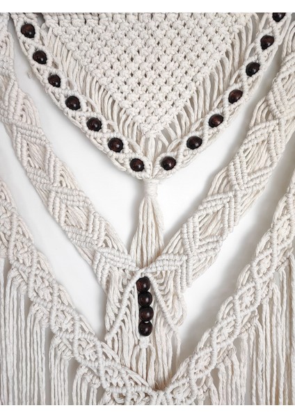 Myworkshop Makrome Duvar Süsü/halısı Dekorasyon Doğal Ağaç Dalı fiyatları