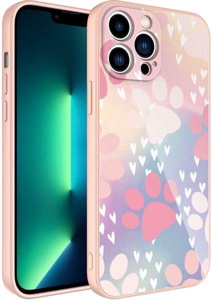Apple iPhone 12 Pro Max Uyumlu Kamera Korumalı Desenli Sert Silikon Rntc Epoksi Kapak-No4