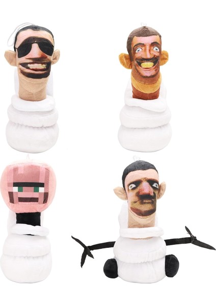 Peluş Oyuncaklar, Yumuşak Doldurulmuş Desen, Çocuk Noel, Doğum Günü, Şu Anda 2,3,4,5 Yaşlarındaki Çocuklar, Erkek ve Kız Çocukları, 3 Parça (Yurt Dışından)