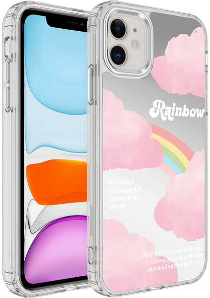 Apple iPhone 12 Uyumlu Airbagli Parlak Tasarımlı Rntc Mimbo Kapak-No6