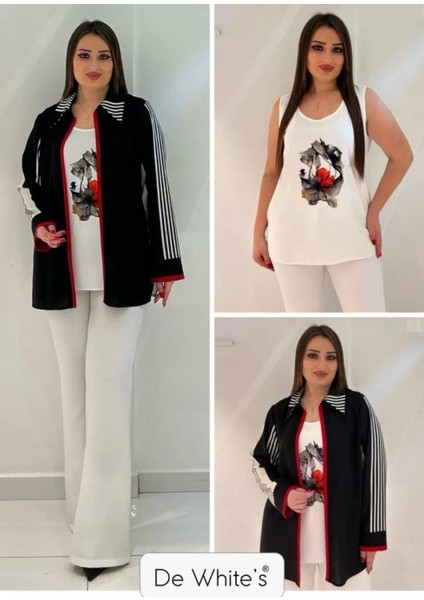 Büyük Beden Baskı Detaylı Kolsuz Bluz fiyatları