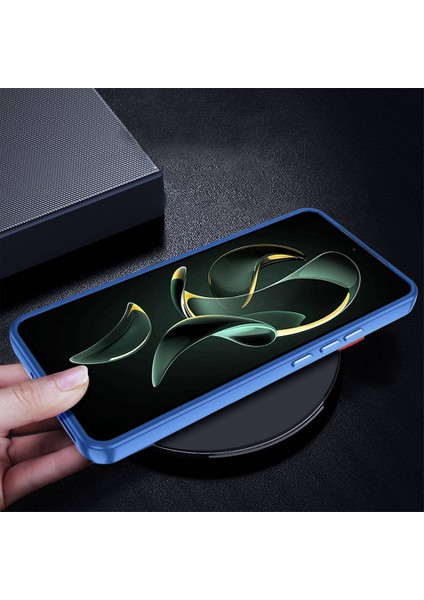 Xiaomi Mi 13T Kılıf Rntc Flora Kapak-Mavi
