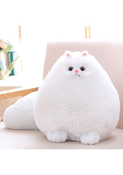 Peluş Hayvanlar Peluş Kedi Peluş Hayvanlar, Sevimli Yumuşak Peluş Kedi Hayvanlar, Beyaz Peluş Kedi, Doğum Günü Noel Sevgili Günü, Çocuklar, Erkek Için Uygundur (Yurt Dışından)